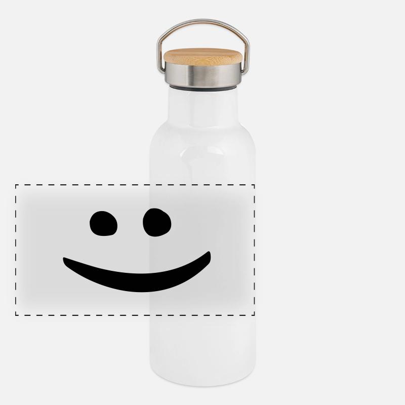smile Panoramic Thermal Bottle with Bamboo Lid