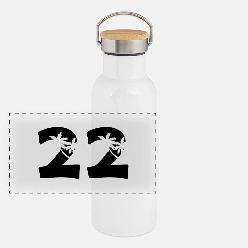 22 Panoramic Thermal Bottle with Bamboo Lid