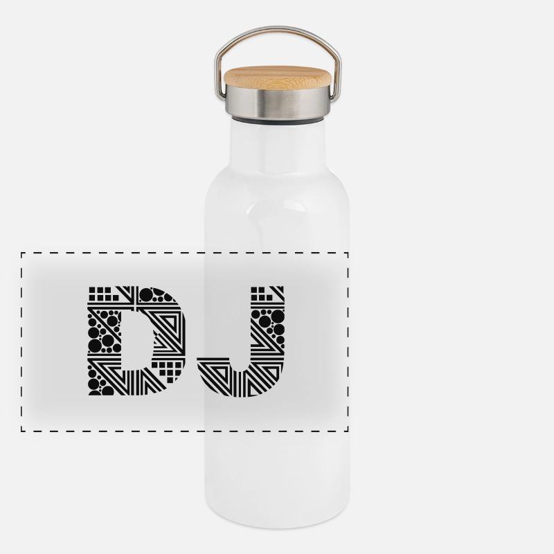 DJ Panoramic Thermal Bottle with Bamboo Lid