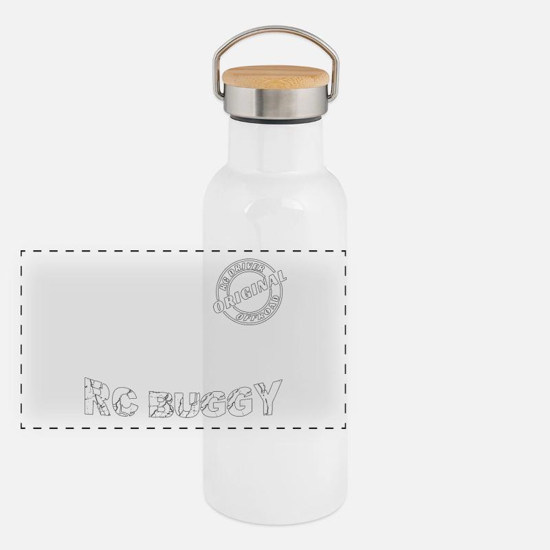 RC buggy father son daughter gift original Panoramic Thermal Bottle with Bamboo Lid