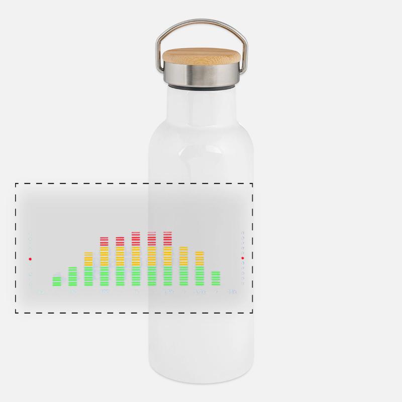 Impulso Equalizzatore Arcobaleno Thermos con coperchio in bambù