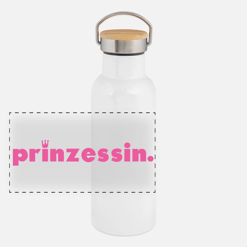 princess. Panoramic Thermal Bottle with Bamboo Lid