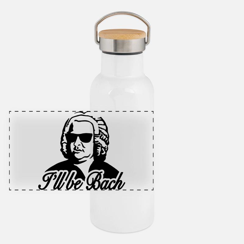 I'll be bach 2b Panoramic Thermal Bottle with Bamboo Lid