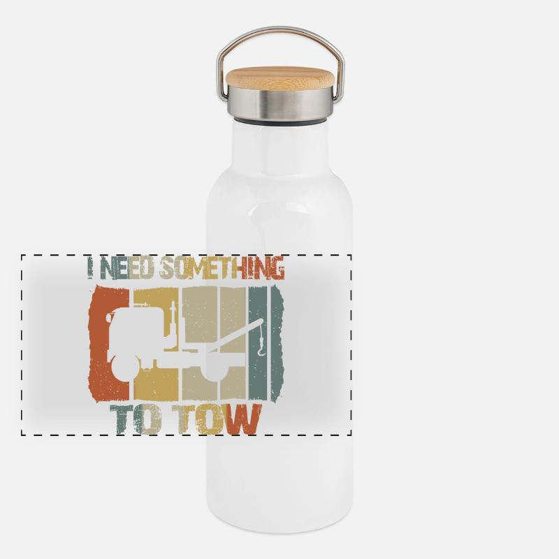 J’ai besoin de quelque chose à remorquer Gourde isotherme avec bouchon en bambou