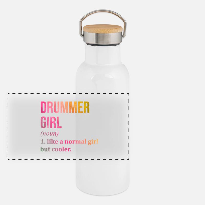 batteur Gourde isotherme avec bouchon en bambou