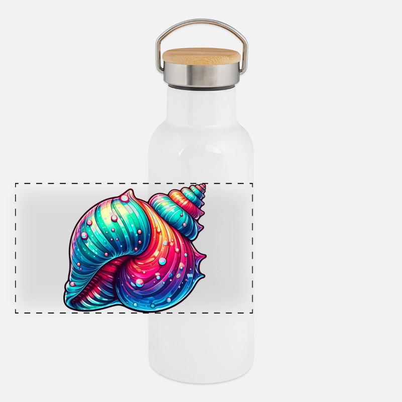 Shell Panoramic Thermal Bottle with Bamboo Lid