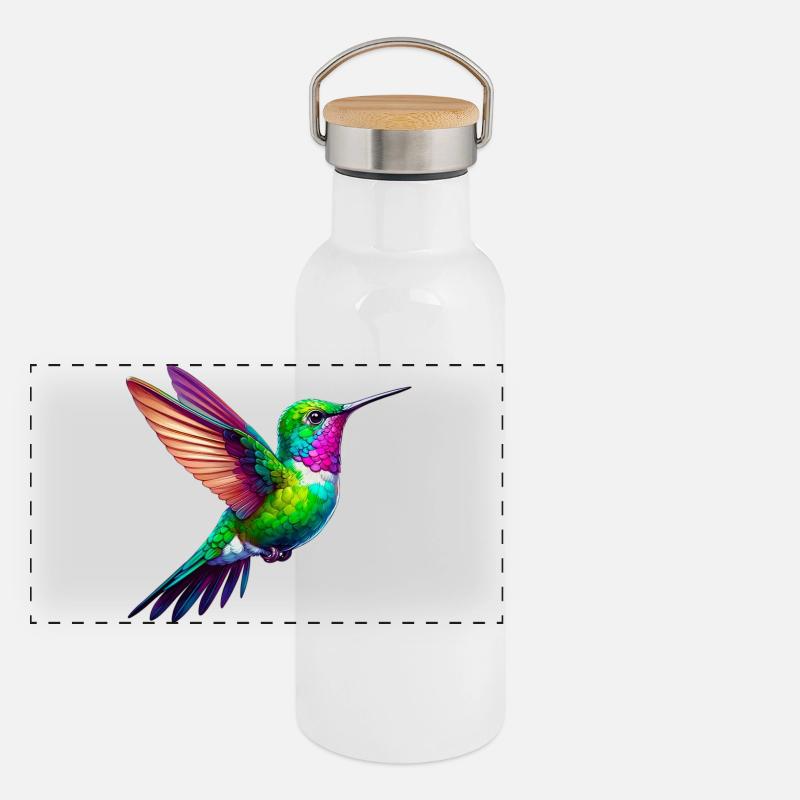 Colibri Gourde isotherme avec bouchon en bambou