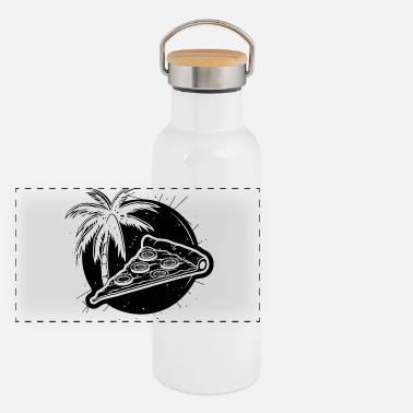 Pizza Gourde isotherme avec bouchon en bambou