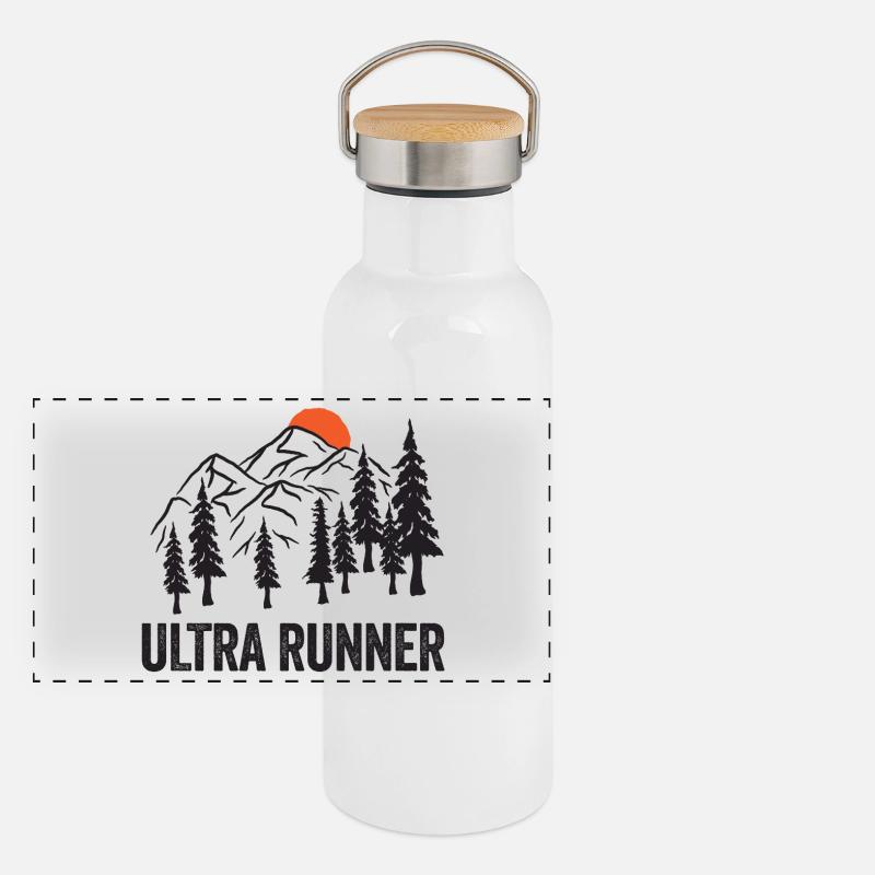 Ultra Runner Panoramic Thermal Bottle with Bamboo Lid