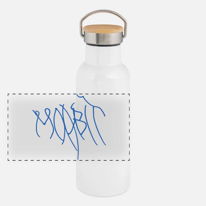 Idée de cadeau pour de vrais Moabites Gourde isotherme avec bouchon en bambou