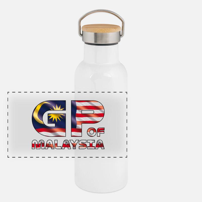 malaysia_gp Panorama Thermosflasche mit Bambusdeckel