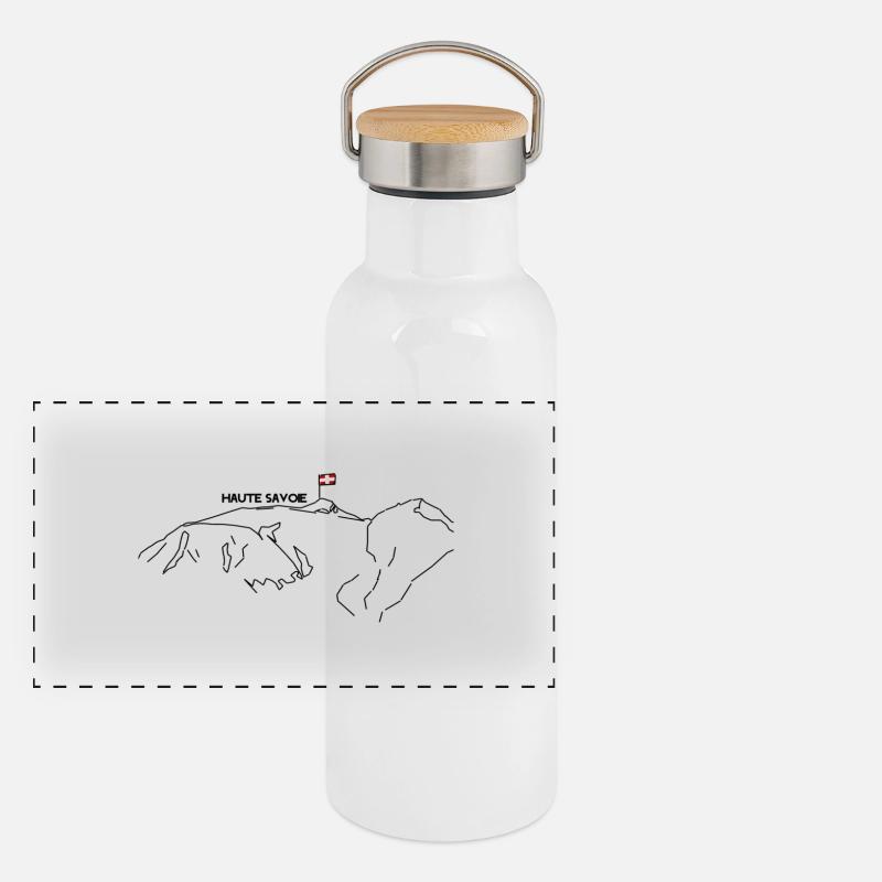 mont_blanc 2 Gourde isotherme avec bouchon en bambou