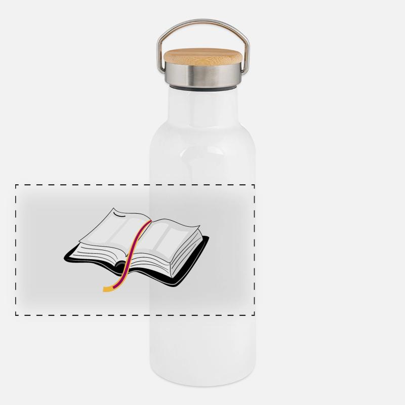 Holy Bible Panoramic Thermal Bottle with Bamboo Lid