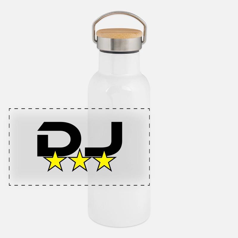 DJ Panoramic Thermal Bottle with Bamboo Lid