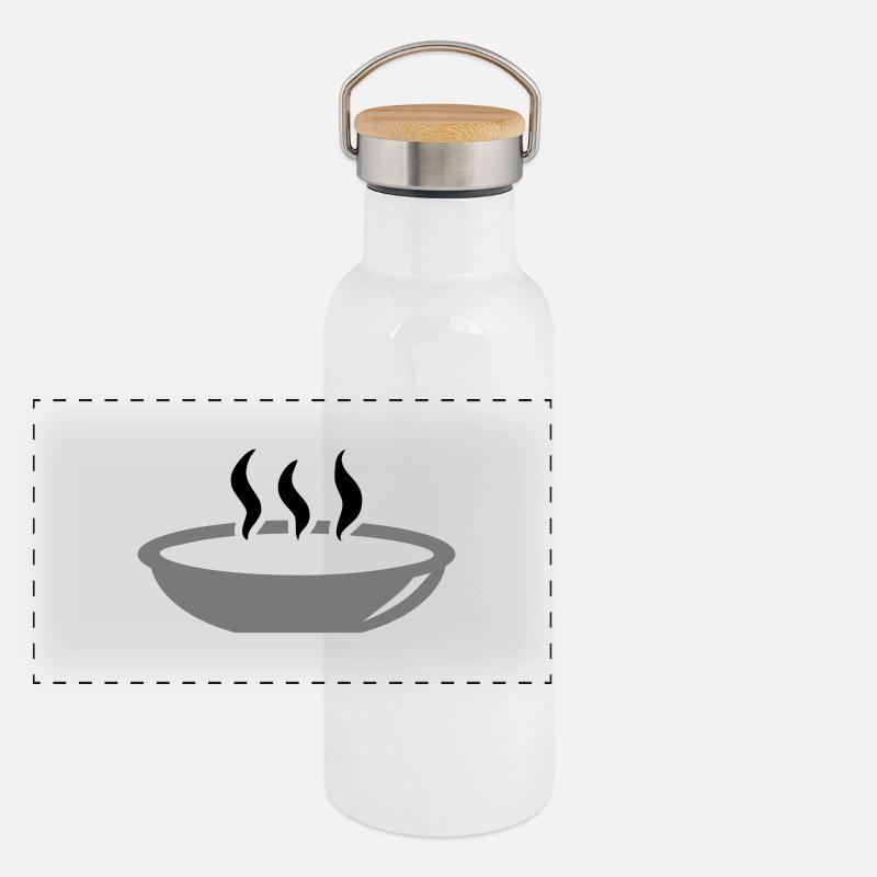 Suppe Panorama Thermosflasche mit Bambusdeckel