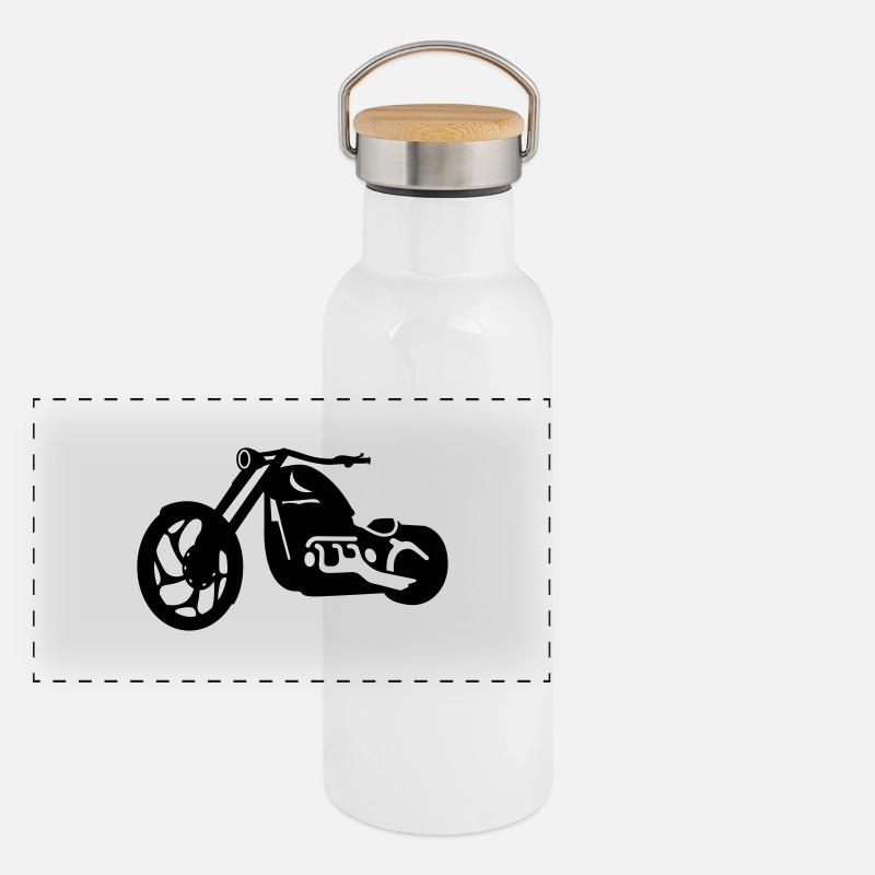 chopper Gourde isotherme avec bouchon en bambou