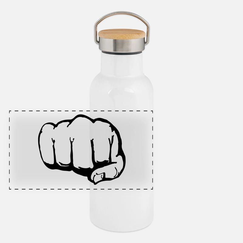 Faust (1c) Panorama Thermosflasche mit Bambusdeckel