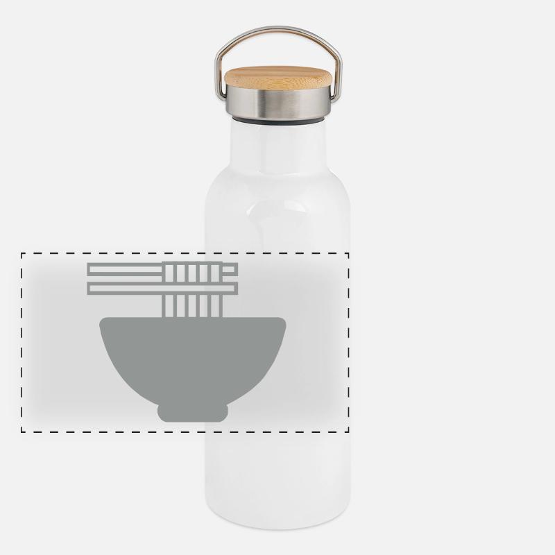 Udon n°1 Gourde isotherme avec bouchon en bambou