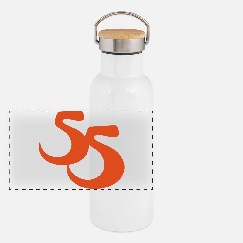 27 55 Panorama Thermosflasche mit Bambusdeckel