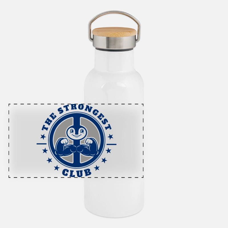 Peace movement Panoramic Thermal Bottle with Bamboo Lid