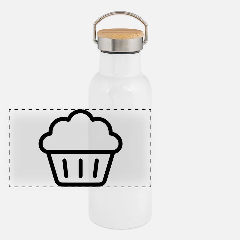 muffin Panoramic Thermal Bottle with Bamboo Lid