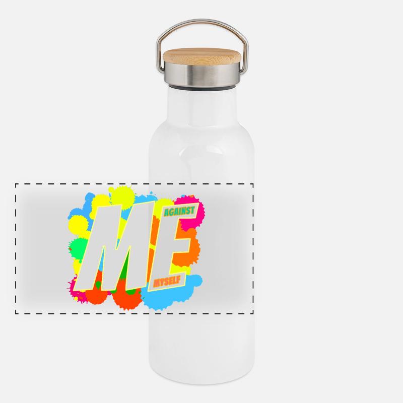 ICH & ICH Panorama Thermosflasche mit Bambusdeckel