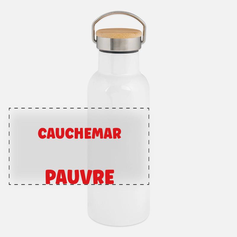 poor Panoramic Thermal Bottle with Bamboo Lid