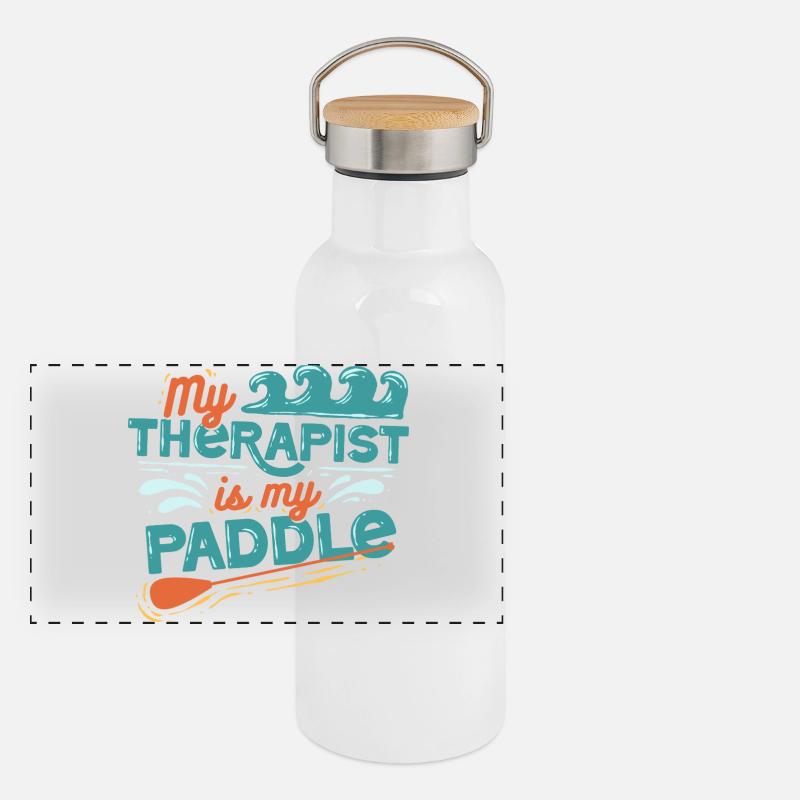 Stand up Paddle Panoramic Thermal Bottle with Bamboo Lid