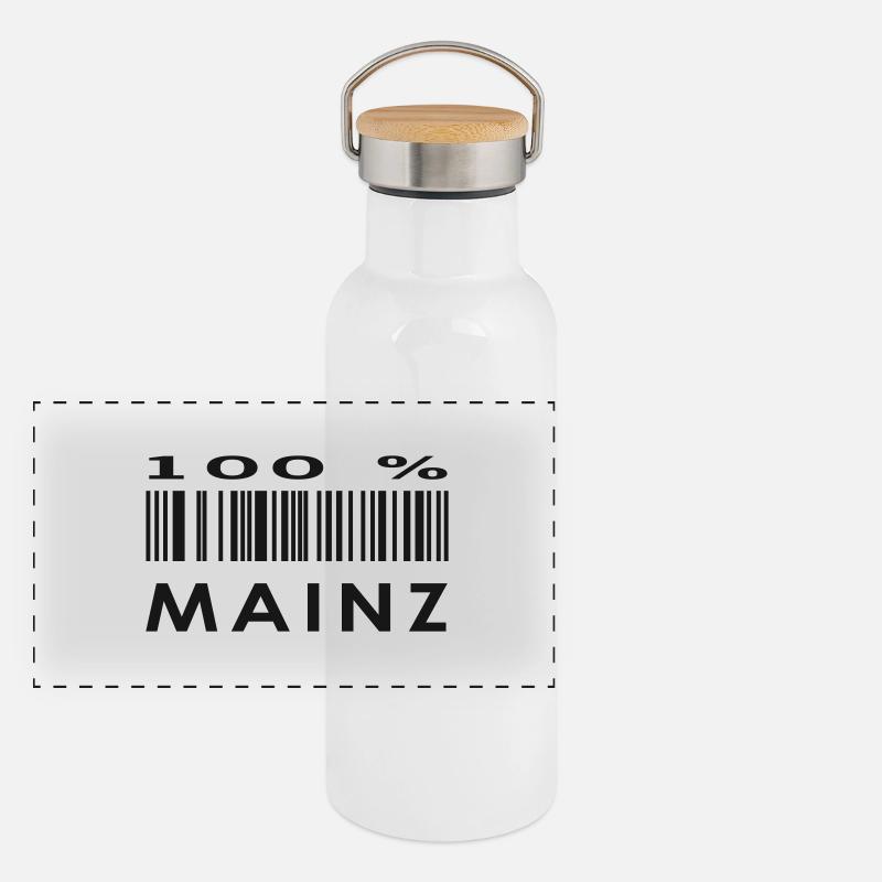 Mainz Panoramic Thermal Bottle with Bamboo Lid