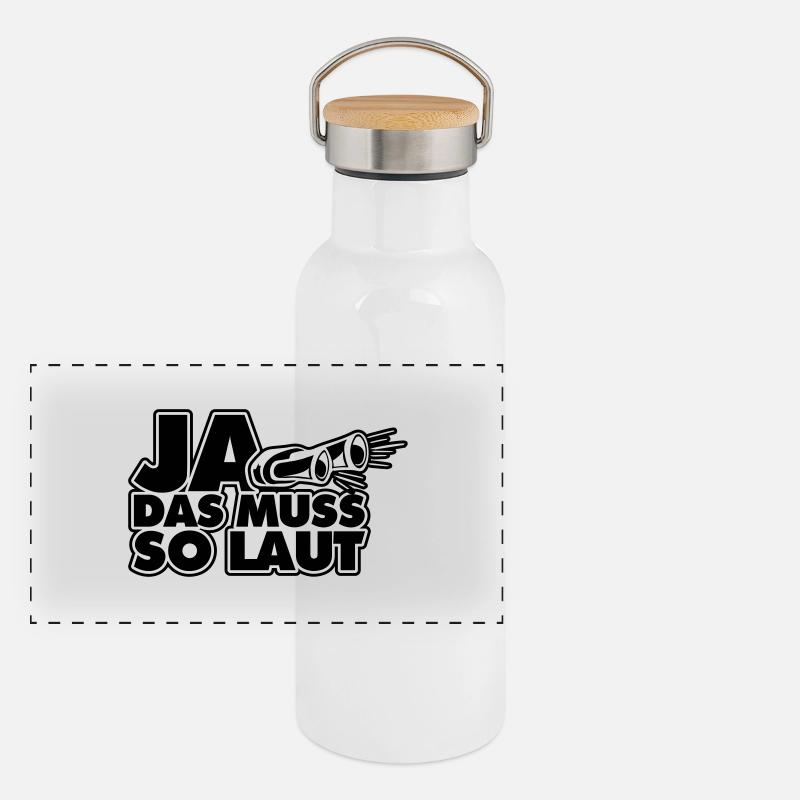 ja das muss so laut Panorama Thermosflasche mit Bambusdeckel