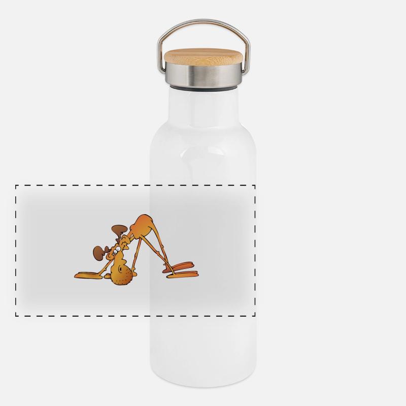 Moose Panoramic Thermal Bottle with Bamboo Lid
