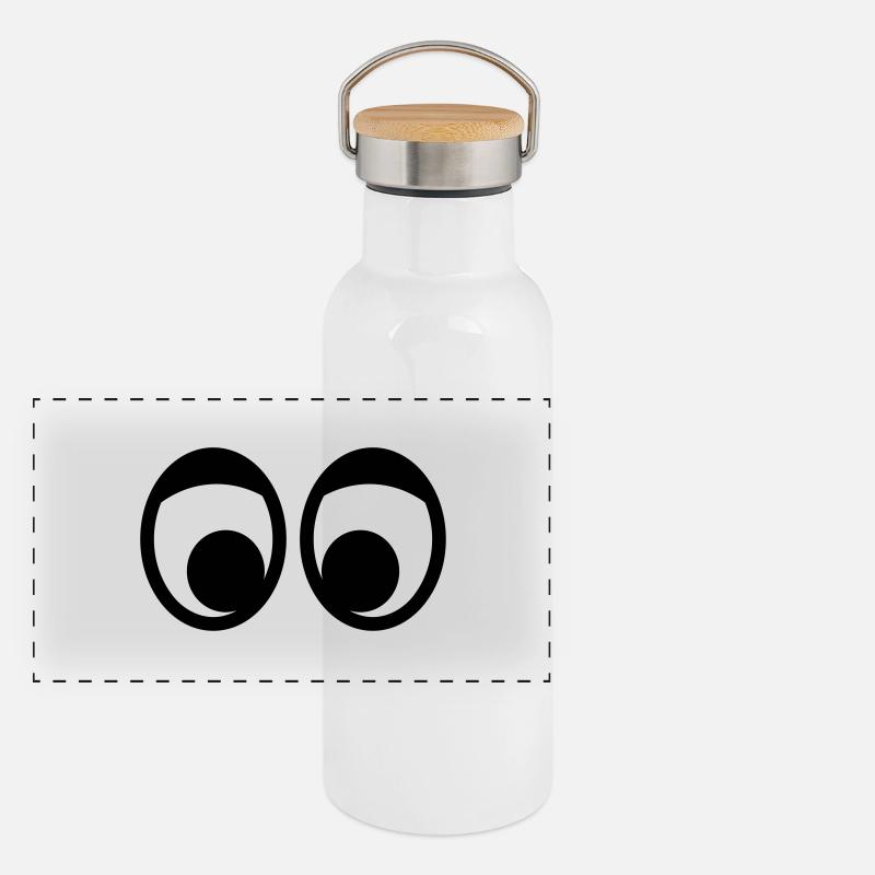 Eyes Panoramic Thermal Bottle with Bamboo Lid