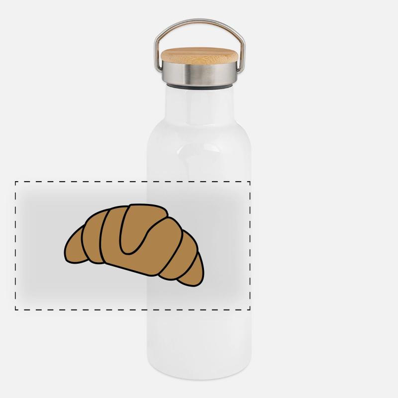 croissant_02 Gourde isotherme avec bouchon en bambou