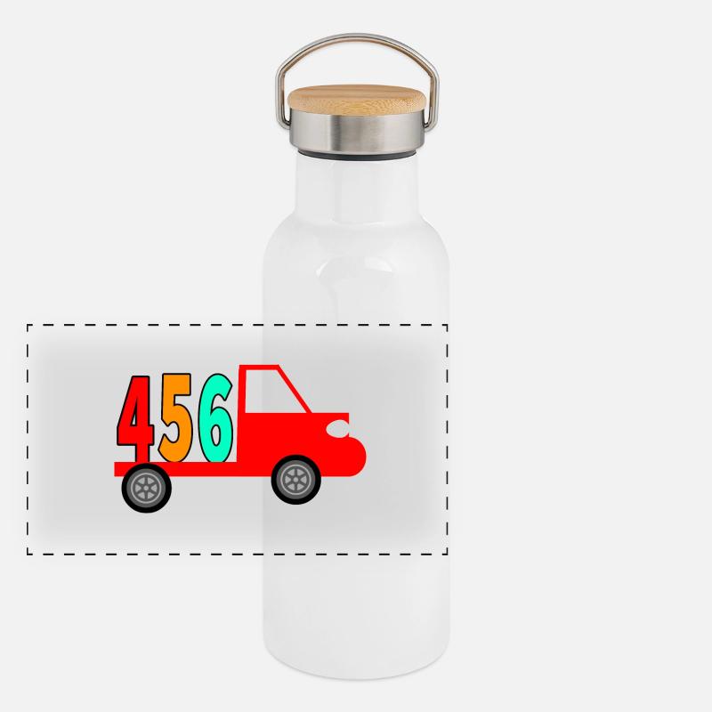 Camion Gourde isotherme avec bouchon en bambou
