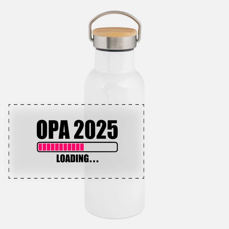 Opa 2025 Panorama Thermosflasche mit Bambusdeckel