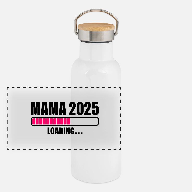 Mama 2025 Panoramic Thermal Bottle with Bamboo Lid