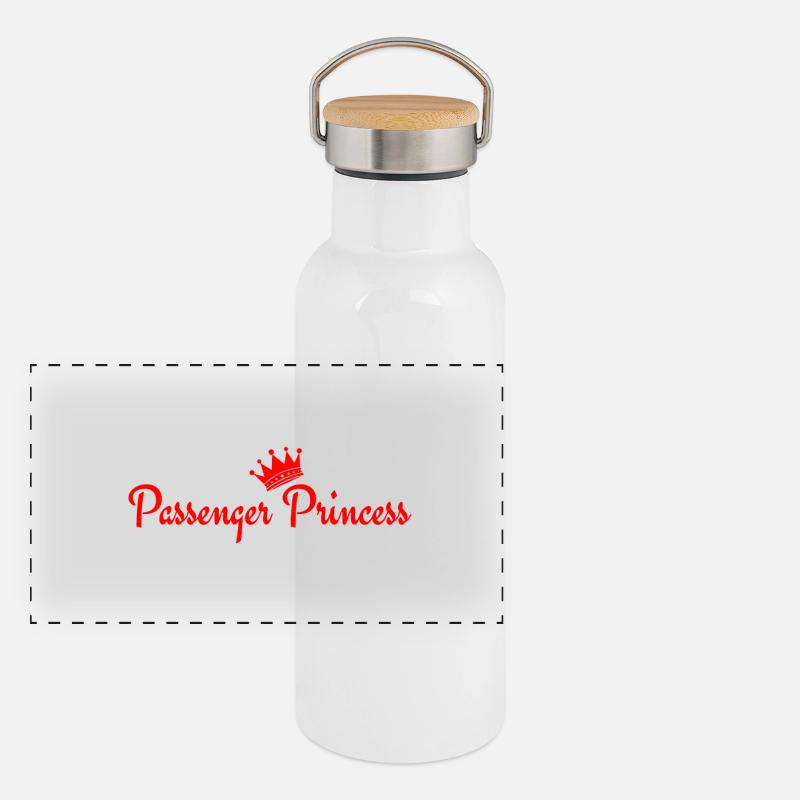 Passagier Panorama Thermosflasche mit Bambusdeckel