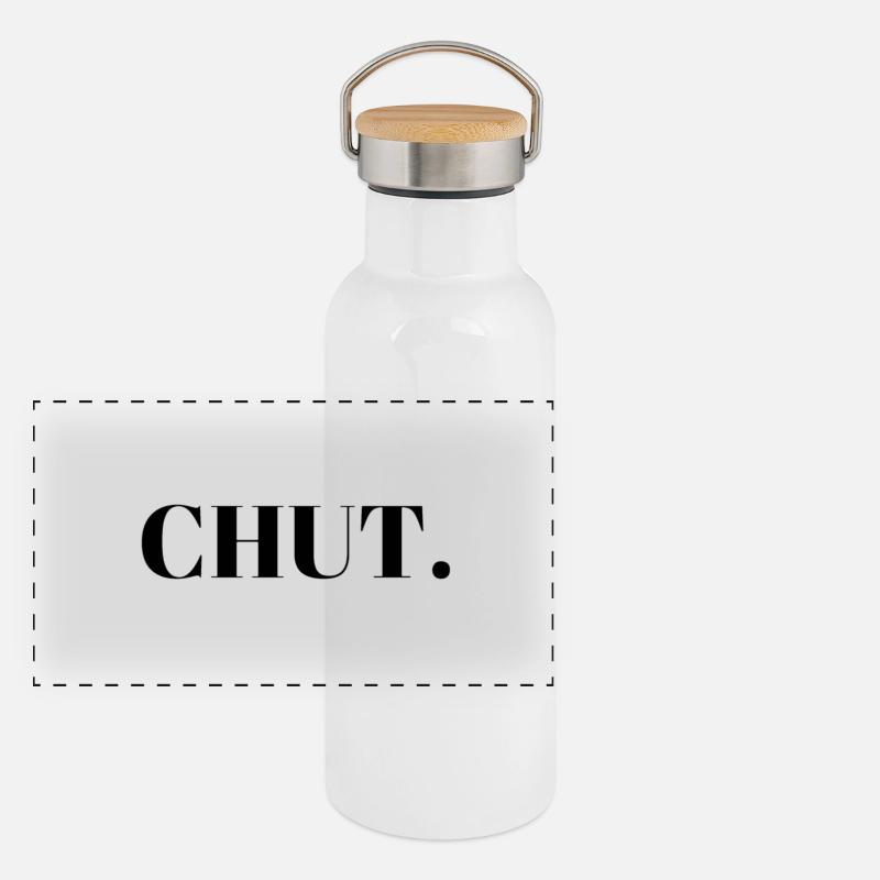 CHUT Gourde isotherme avec bouchon en bambou