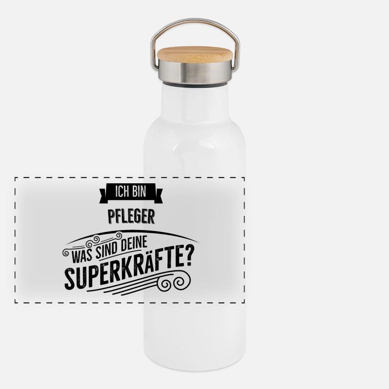 Pfleger Panorama Thermosflasche mit Bambusdeckel