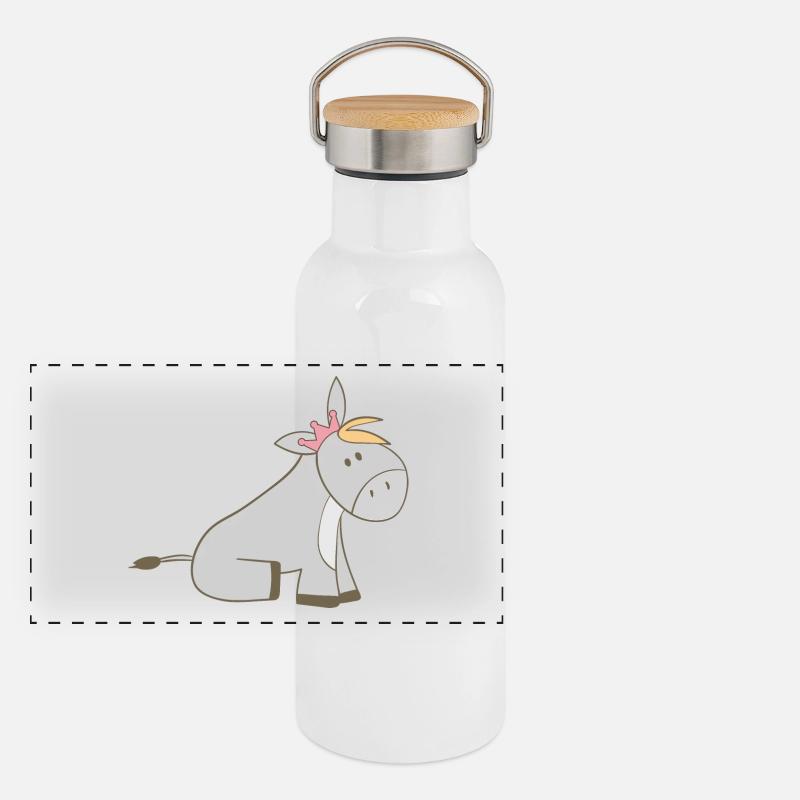 ass Panoramic Thermal Bottle with Bamboo Lid