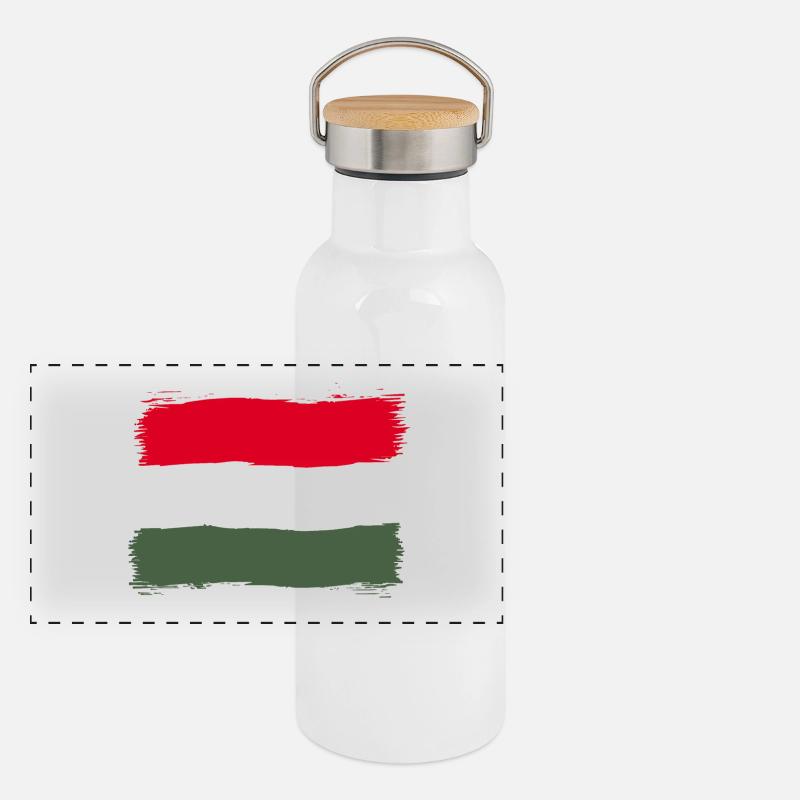Hungary Panoramic Thermal Bottle with Bamboo Lid