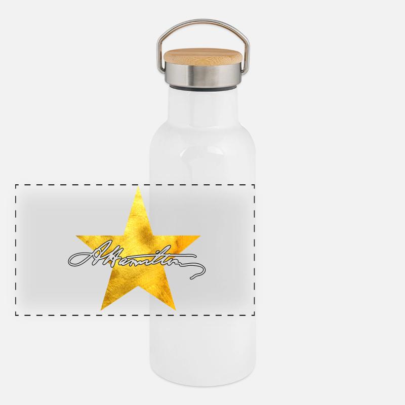 Hamilton Gold Star Panoramic Thermal Bottle with Bamboo Lid