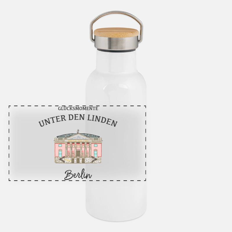 Berlin, Oper Unter den Linden Gourde isotherme avec bouchon en bambou