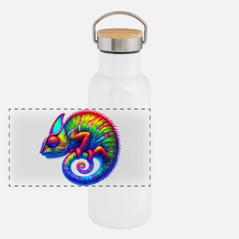 Chameleon Panoramic Thermal Bottle with Bamboo Lid