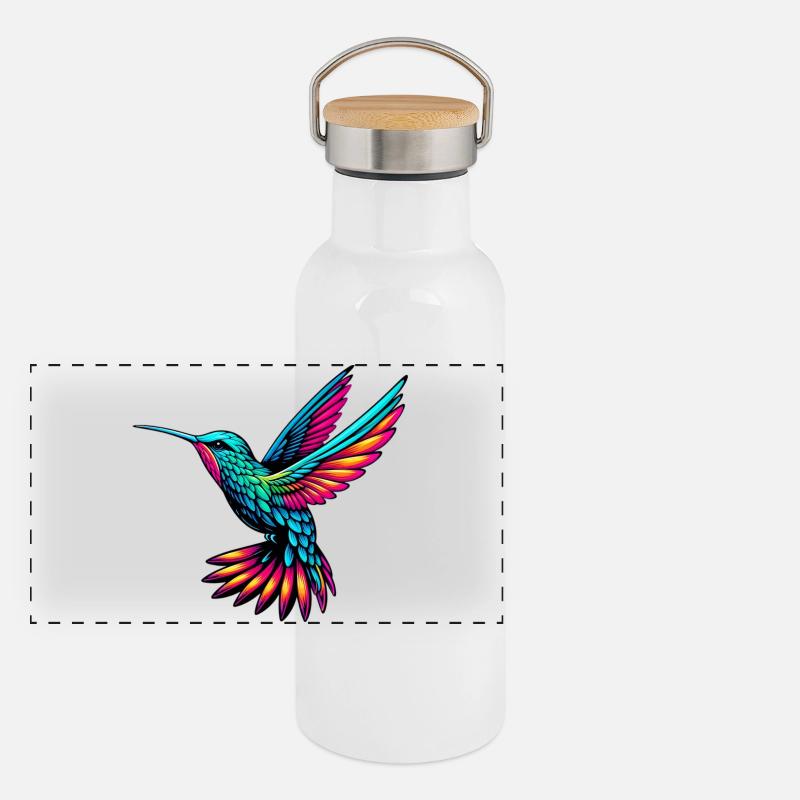 Colibri Gourde isotherme avec bouchon en bambou
