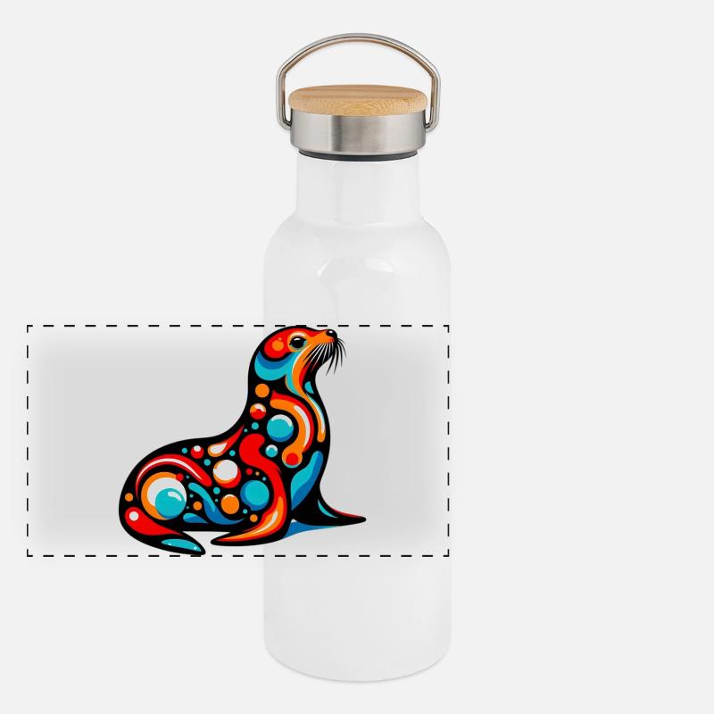 Seal Panoramic Thermal Bottle with Bamboo Lid