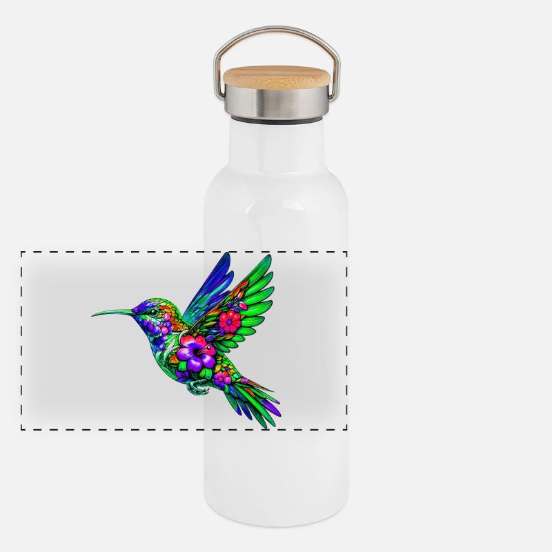 Colibri Gourde isotherme avec bouchon en bambou