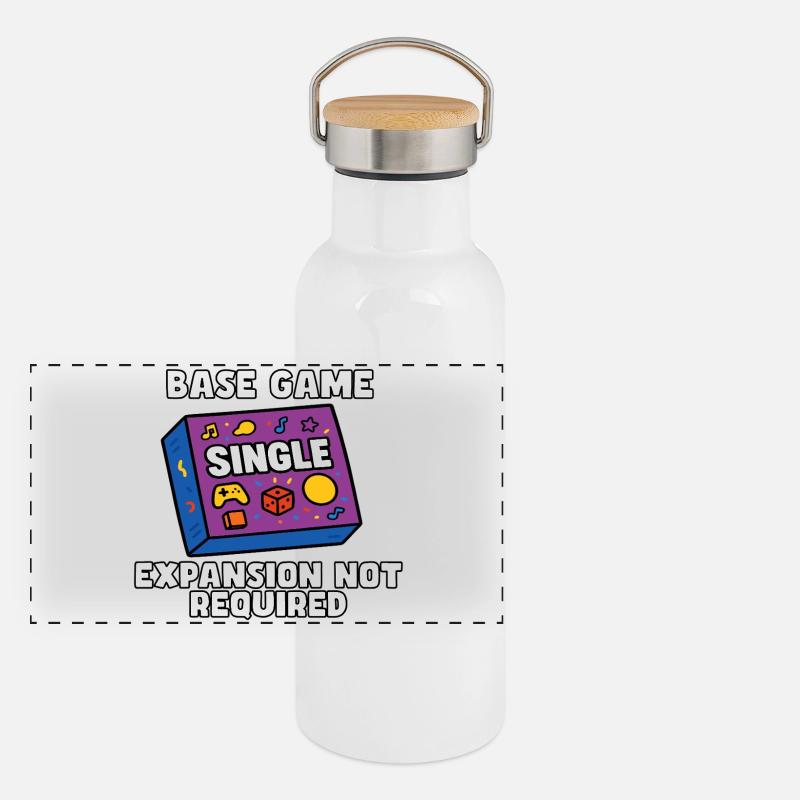 Basisspiel: Single Edition Panorama Thermosflasche mit Bambusdeckel