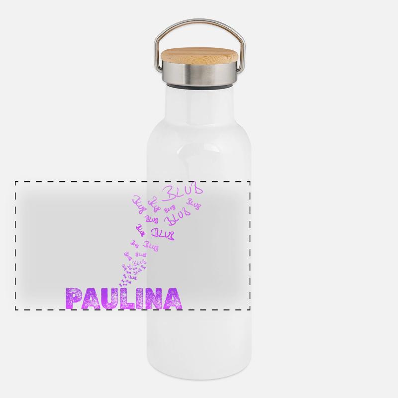  als Spassig Panorama Thermosflasche mit Bambusdeckel