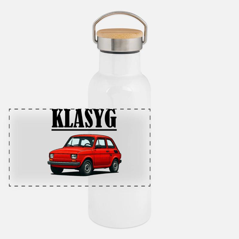 126p Classy Panoramic Thermal Bottle with Bamboo Lid